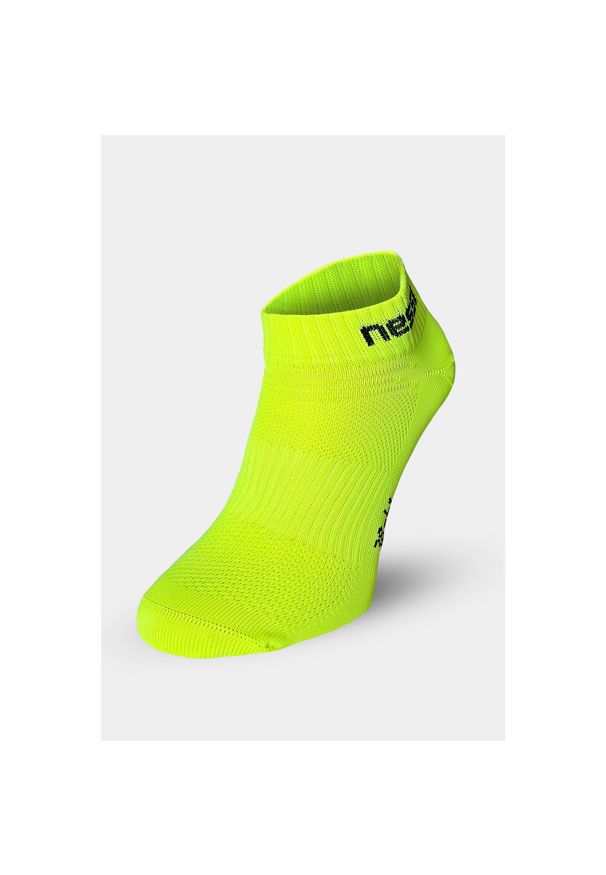 NESSI SPORTSWEAR - Skarpety stopki bezszwowe Unisex Nessi Sportswear Road S Oddychające. Kolor: żółty. Sport: bieganie