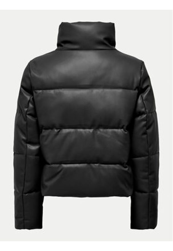 only - ONLY Kurtka zimowa Elsie 15322016 Czarny Regular Fit. Kolor: czarny. Materiał: skóra. Sezon: zima