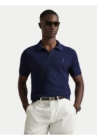 Polo Ralph Lauren Polo 710B13891004 Granatowy Regular Fit. Typ kołnierza: polo. Kolor: niebieski. Materiał: bawełna #1