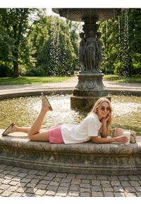 Sinsay - Szorty w kratkę z elastyczną talią - wielobarwny. Wzór: kratka #1