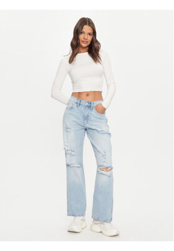Tommy Jeans Jeansy Betsy DW0DW19618 Niebieski Straight Fit. Kolor: niebieski