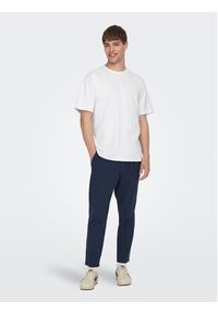 Only & Sons Spodnie materiałowe 22024966 Granatowy Tapered Fit. Kolor: niebieski. Materiał: bawełna #3