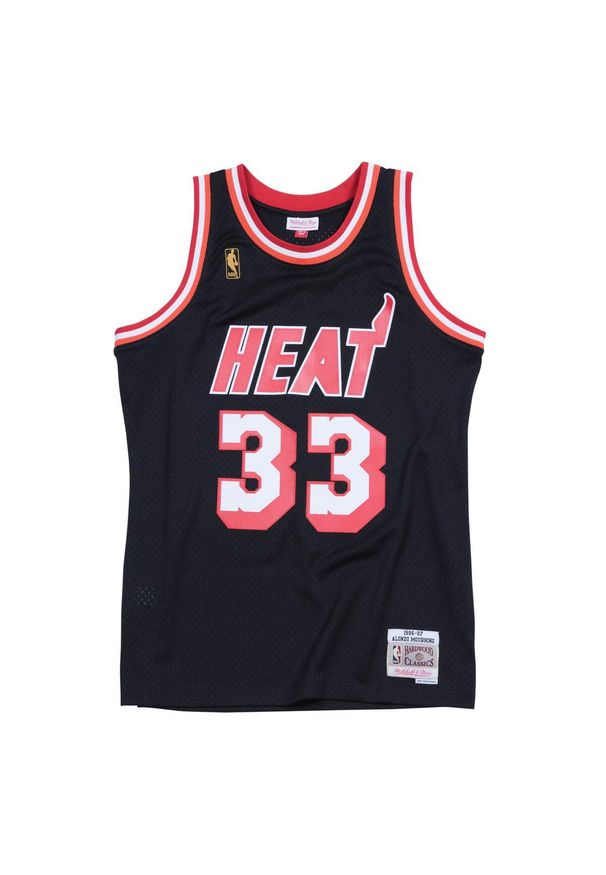 Mitchell & Ness - Koszulka NBA Miami Heat Alonzo Mourning. Kolor: czarny. Sport: fitness, koszykówka