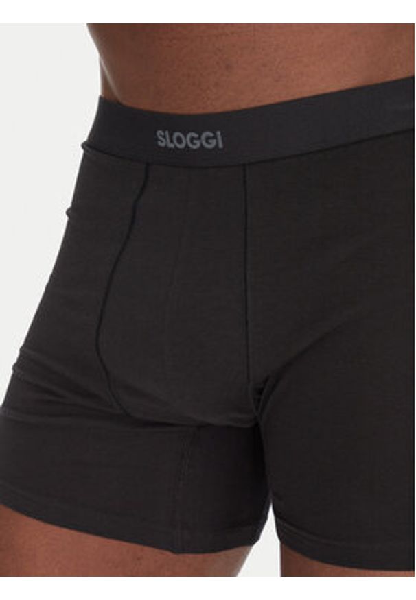 Sloggi Komplet 2 par bokserek 10222372 Czarny. Kolor: czarny. Materiał: bawełna