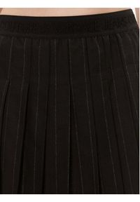 Versace Jeans Couture Spódnica plisowana 75HAE800 Czarny Regular Fit. Kolor: czarny. Materiał: syntetyk