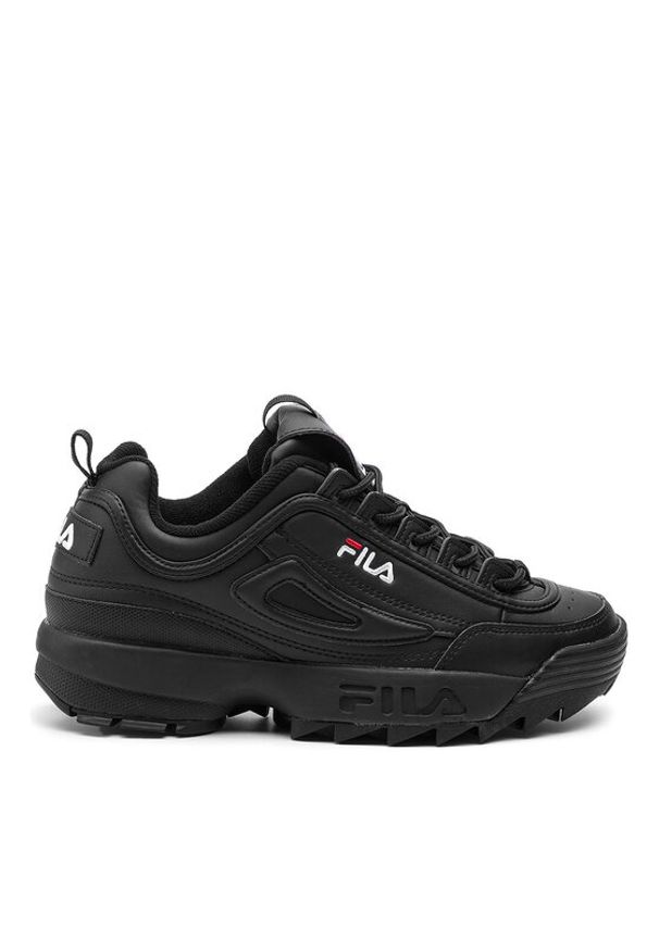 Fila Sneakersy Disruptor Low 1010262.12V Czarny. Kolor: czarny. Materiał: skóra