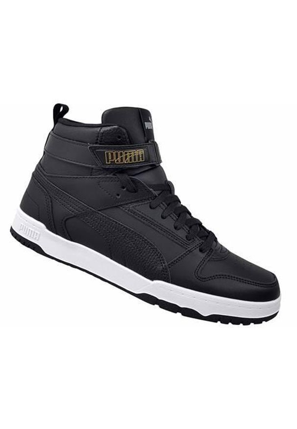 Buty do chodzenia męskie Puma Rbd Game. Wysokość cholewki: za kostkę. Zapięcie: rzepy. Kolor: wielokolorowy, czarny. Materiał: syntetyk, materiał, guma. Szerokość cholewki: normalna. Sport: turystyka piesza