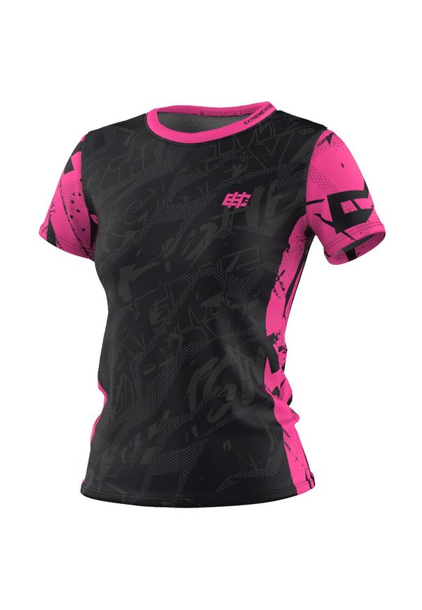 Koszulka Sportowa Techniczna Damska EXTREME HOBBY NEO. Kolor: różowy. Materiał: poliester, elastan. Długość rękawa: krótki rękaw. Długość: krótkie. Sport: fitness, kolarstwo