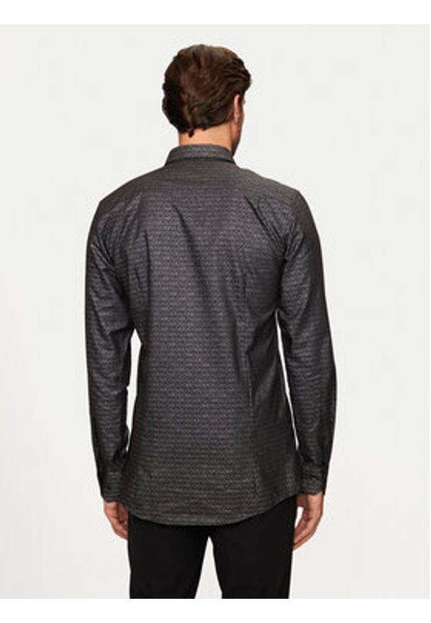 Hugo Koszula Elisha02 50524846 Czarny Extra Slim Fit. Kolor: czarny. Materiał: bawełna