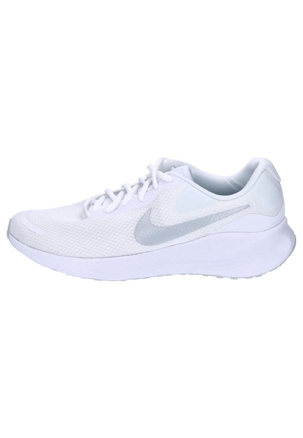 Buty do biegania męskie Nike Revolution 7. Zapięcie: sznurówki. Kolor: wielokolorowy, szary, biały, beżowy. Materiał: tkanina, guma, materiał, syntetyk. Szerokość cholewki: normalna. Model: Nike Revolution. Sport: bieganie