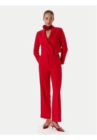Tatuum Spodnie materiałowe Masda 3 T2508.147 Czerwony Wide Leg. Kolor: czerwony. Materiał: syntetyk