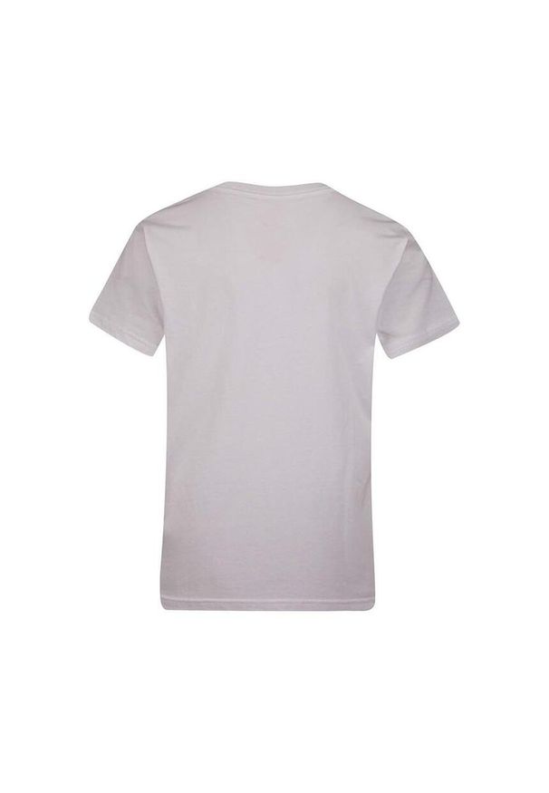 Koszulka z krótkim rękawem dla dzieci Converse Chuck Patch. Kolor: biały. Długość rękawa: krótki rękaw. Długość: krótkie. Sport: joga i pilates