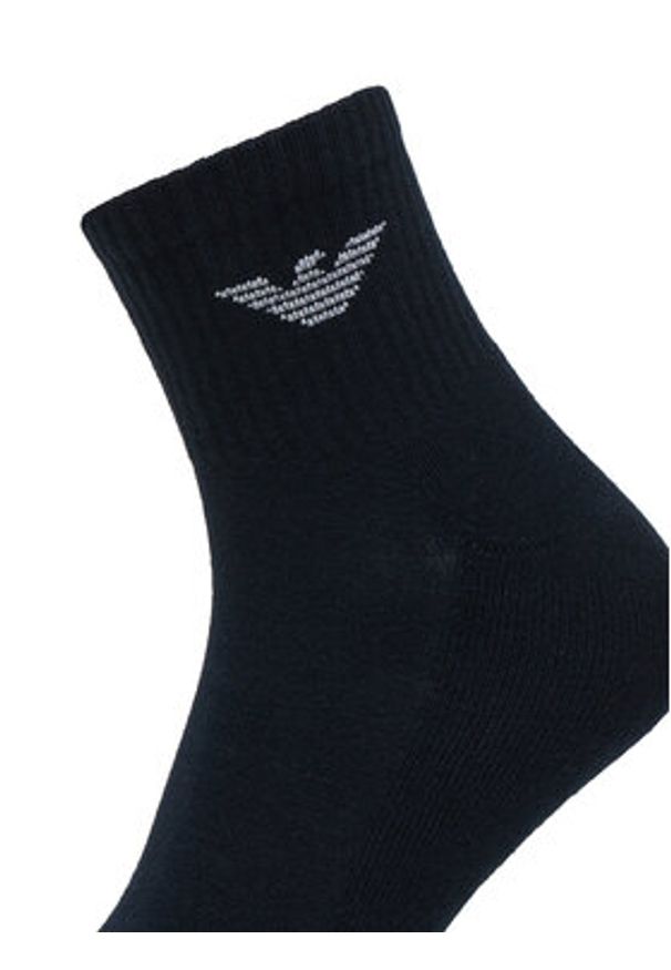 Emporio Armani Underwear Skarpety krótkie EM000551 AF14499 MB082 Niebieski. Kolor: niebieski. Materiał: bawełna