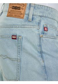 Big-Star - Jeansy męskie loose niebieskie Zack 185. Okazja: na co dzień. Stan: podwyższony. Kolor: niebieski. Styl: casual, vintage, klasyczny #4