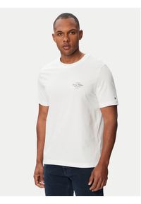 TOMMY HILFIGER - Tommy Hilfiger T-Shirt Nautical MW0MW44258 Biały Regular Fit. Kolor: biały. Materiał: bawełna #2