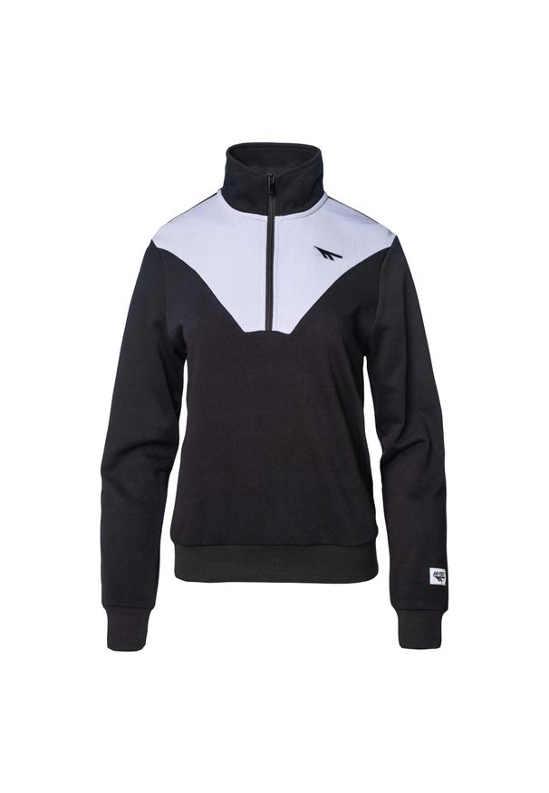 Hi-tec - Top Damski Krótki Suwak Trening Hibni. Kolor: czarny, wielokolorowy, fioletowy. Długość: krótkie. Styl: sportowy. Sport: fitness