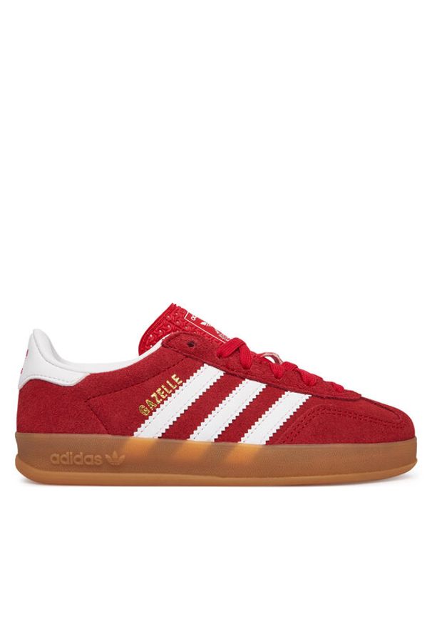 Adidas - adidas Sneakersy Gazelle Indoor IH9136 Czerwony. Kolor: czerwony. Materiał: skóra, zamsz. Model: Adidas Gazelle