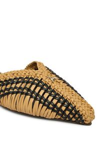 Patrizia Pepe Klapki 8Z0140/L109 Beżowy ciemny. Kolor: beżowy. Materiał: skóra #5