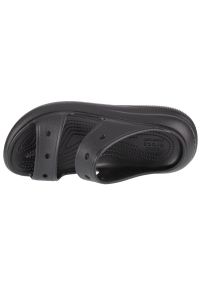 Klapki Crocs Classic Crush Sandal 207670-001 czarne. Kolor: czarny. Wzór: jednolity #3