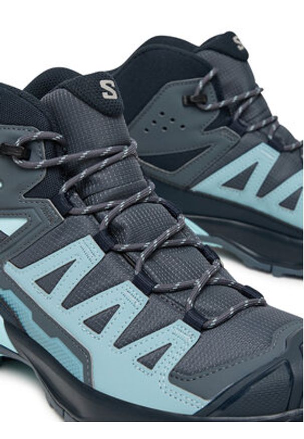 salomon - Salomon Trekkingi X Ultra 360 Mid Gore-Tex L47745100 Zielony. Kolor: szary, zielony. Materiał: materiał