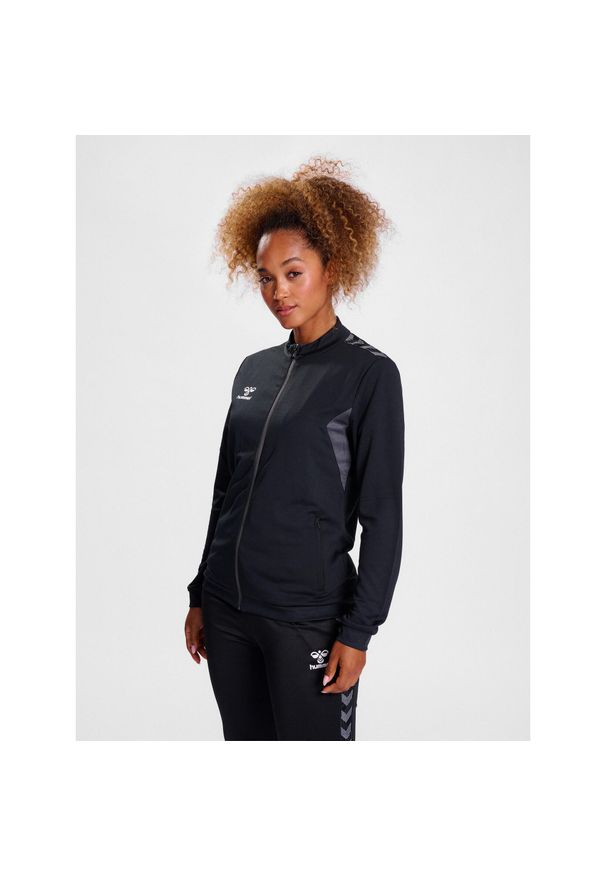 Hummel - HUMMEL bluza sportowa rozpinana AUTHENTIC PL ZIP. Kolor: czarny. Sport: fitness