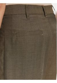Marella Spodnie materiałowe Hull 2523136161 Khaki Loose Fit. Kolor: brązowy. Materiał: syntetyk #5