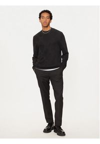 Hugo Sweter Sylor 50527219 Czarny Regular Fit. Kolor: czarny. Materiał: wiskoza #2