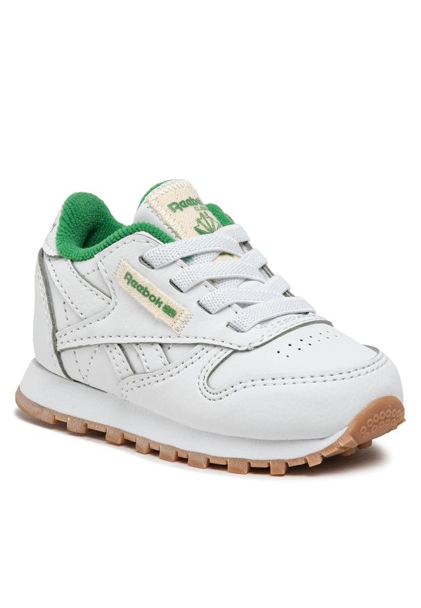 Buty Reebok Classic Leather GY1543 Ftwwht/Ftwwht/Glegrn. Kolor: biały. Materiał: skóra. Model: Reebok Classic