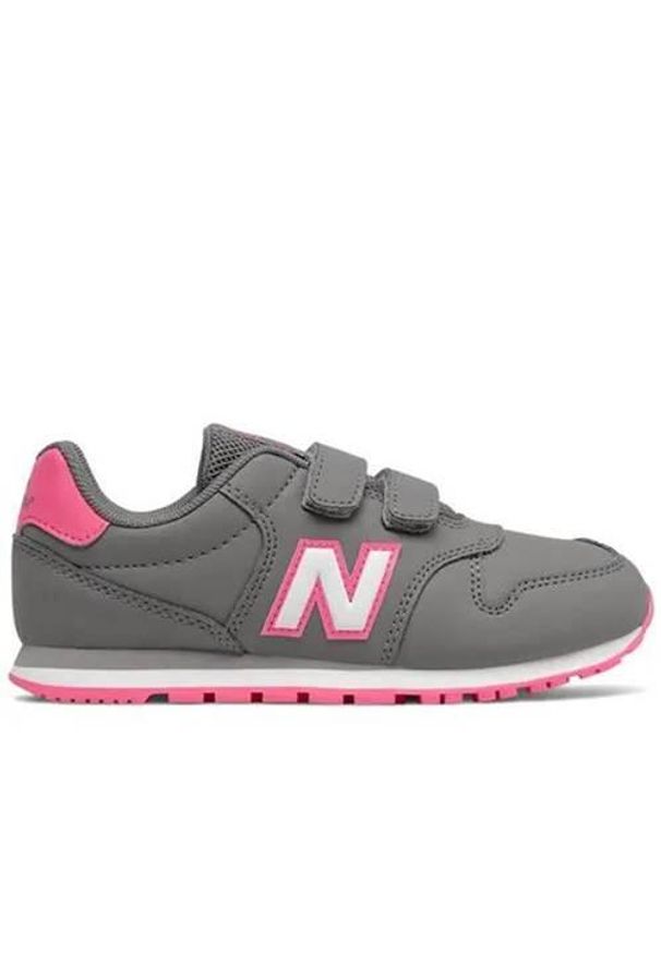 Buty do chodzenia dla dzieci New Balance 500. Zapięcie: sznurówki. Kolor: wielokolorowy, szary. Materiał: guma, syntetyk, tkanina, materiał. Szerokość cholewki: normalna. Sport: turystyka piesza