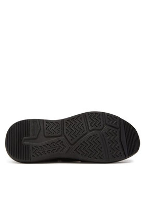 skechers - Skechers Półbuty 204866/BBK Czarny. Kolor: czarny. Materiał: skóra