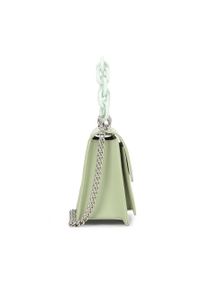 Kazar - Szałwiowa torebka damska. Kolor: zielony. Materiał: skórzane. Styl: klasyczny. Rodzaj torebki: do ręki #3