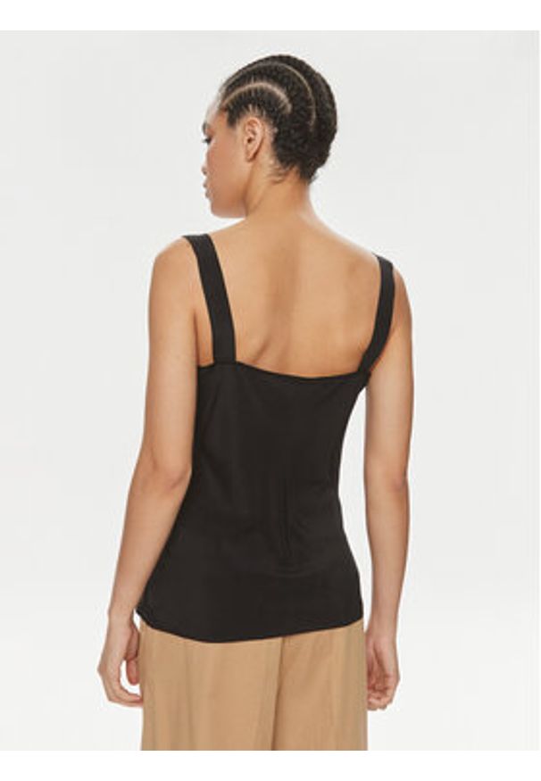 Marella Top Odilia 2413161182 Czarny Regular Fit. Kolor: czarny. Materiał: jedwab