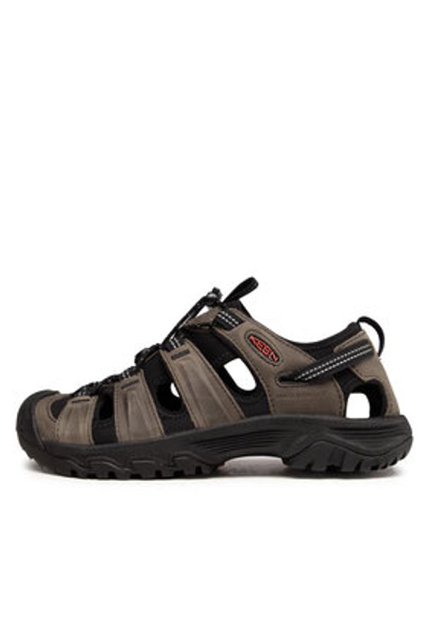 keen - Keen Sandały Targhee III Sandal 1022428 Szary. Kolor: szary. Materiał: skóra, nubuk