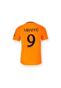 Real Madrid - Koszulka Wyjazdowa Real Madryt Dzieci Mbappé - Kylian Mbappé. Kolor: pomarańczowy. Sport: piłka nożna #1