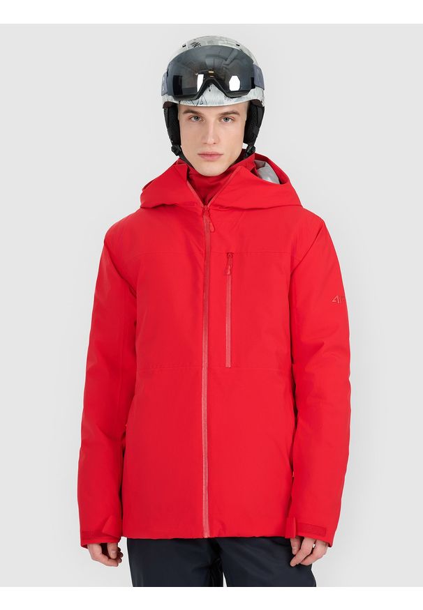 4f - 4F Kurtka narciarska membrana 15000 męska - czerwona XL. Kolor: czerwony. Materiał: materiał. Sezon: zima