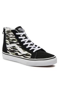 Vans Tenisówki Jn Sk8-Hi Zip VN0007PVN421 Czarny. Kolor: czarny. Materiał: materiał #2