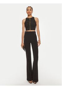 Elisabetta Franchi Top TO-003-46E2 Czarny Slim Fit. Kolor: czarny. Materiał: syntetyk #4