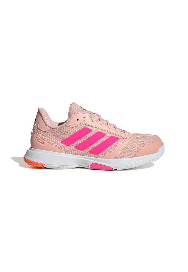 Adidas - Damskie buty halowe adidas Ligra 8. Kolor: różowy. Sport: siatkówka, piłka ręczna