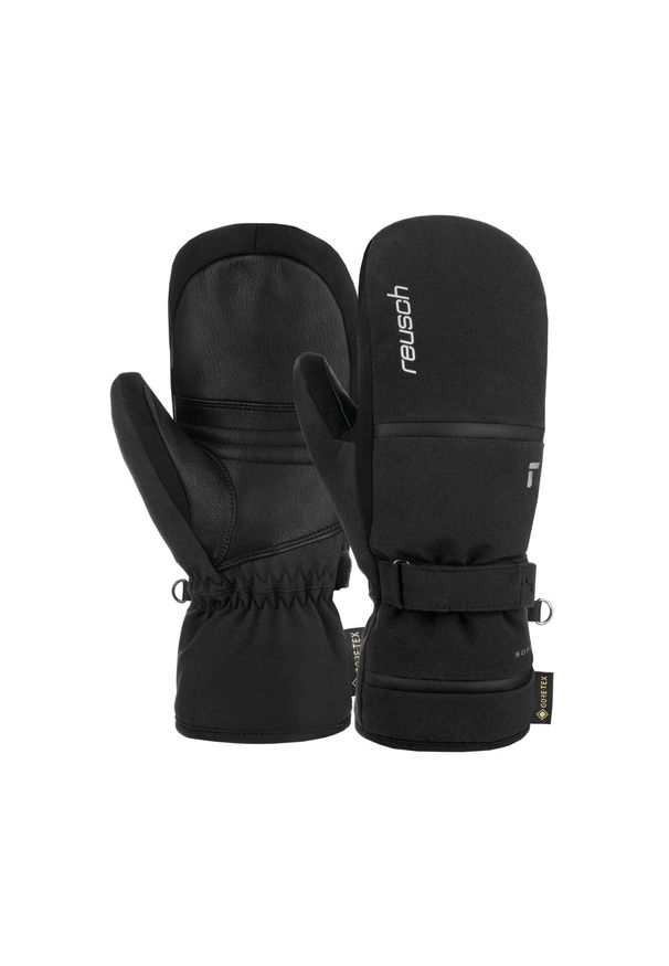 Reusch - Rękawice damskie REUSCH Alison GORE-TEX Mitten jednopalczaste. Kolor: szary, wielokolorowy, czarny. Technologia: Gore-Tex. Sezon: zima. Sport: narciarstwo