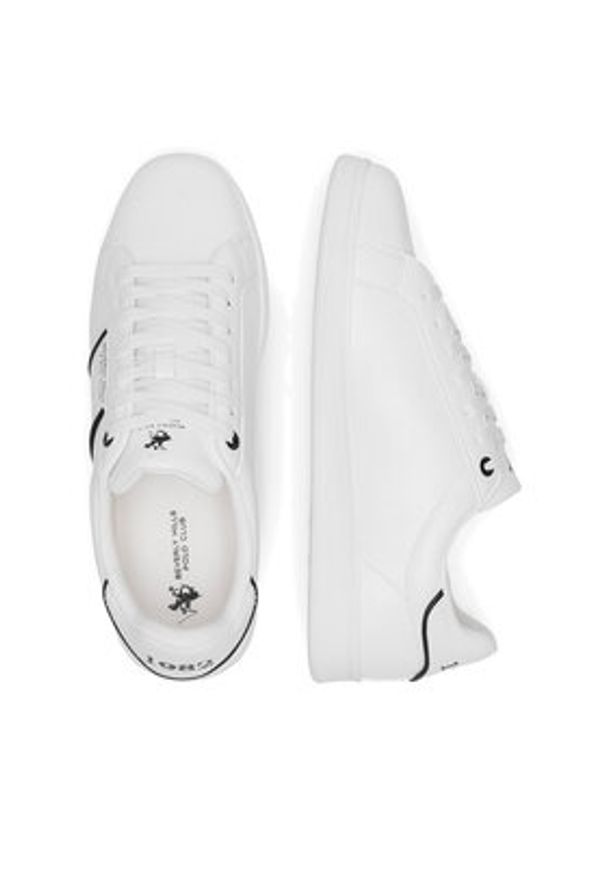 Beverly Hills Polo Club Sneakersy V5-6405 Biały. Kolor: biały. Materiał: materiał, syntetyk