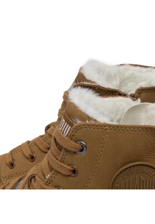 Palladium Trapery Pampa Hi Z Wl M 05982-257-M Brązowy. Kolor: brązowy. Materiał: nubuk, skóra