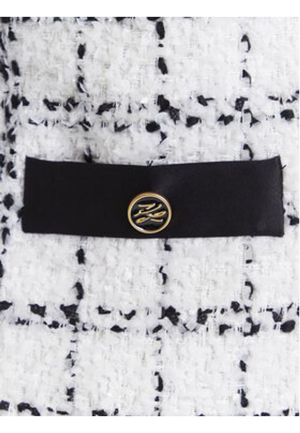 Karl Lagerfeld - KARL LAGERFELD Marynarka A3W14038 Écru Regular Fit. Typ kołnierza: dekolt w karo. Materiał: syntetyk