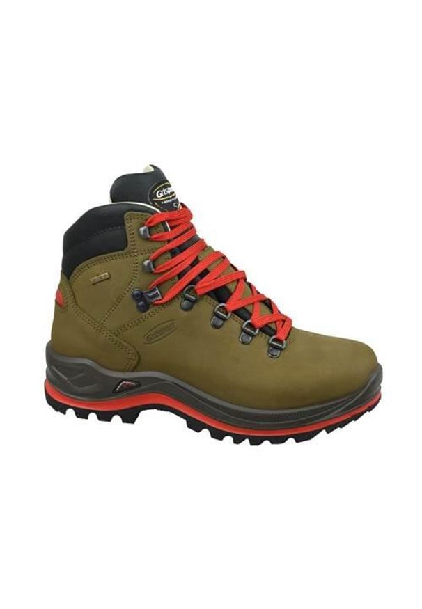 Buty do chodzenia męskie Grisport Marrone. Kolor: wielokolorowy, czarny, brązowy. Materiał: skóra. Sport: turystyka piesza