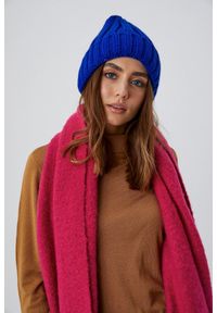 MOODO - Czapka z dzianiny. Materiał: dzianina. Wzór: gładki. Styl: klasyczny