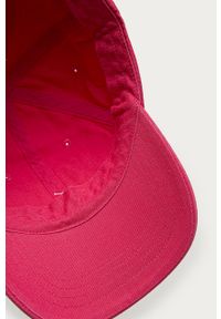 Polo Ralph Lauren - Czapka z daszkiem. Kolor: różowy. Materiał: tkanina, materiał. Wzór: gładki #4