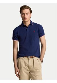 Polo Ralph Lauren Polo Classics 710842621003 Granatowy Slim Fit. Typ kołnierza: polo. Kolor: niebieski. Materiał: bawełna