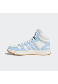 Adidas - Buty damskie ADIDAS Hoops 3.0 Mid. Okazja: na co dzień. Materiał: dresówka, kauczuk, syntetyk, skóra. Szerokość cholewki: normalna. Sport: turystyka piesza