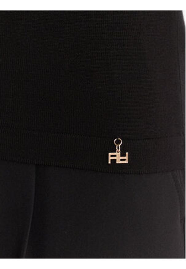 Artigli Sweter ACMA002879 Czarny Regular Fit. Kolor: czarny. Materiał: wiskoza