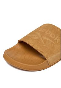 Reebok Klapki CEO-SS26-3C043-M Brązowy. Kolor: brązowy. Materiał: skóra, zamsz #9