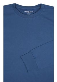 Koszulka z Długim Rękawem (Longsleeve) - Pako Jeans - Niebieska. Okazja: na co dzień. Kolor: niebieski. Materiał: bawełna. Długość rękawa: długi rękaw. Długość: długie. Styl: casual